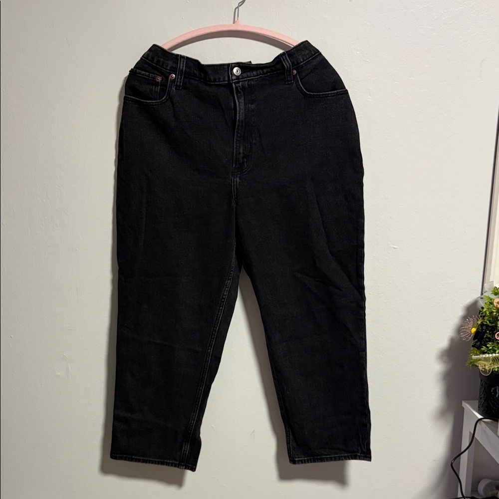 Abercrombie & Fitch Black Boyfriend Jeans